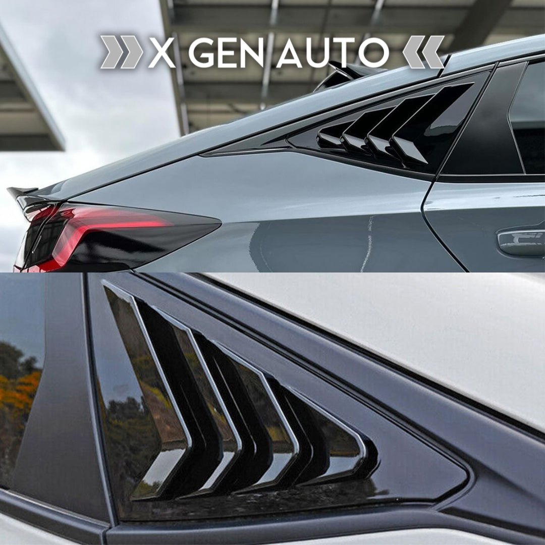 [CIVIC 11TH HATCHBACK] REAR WINDOW SPORT LOUVERS - XGENAUTO