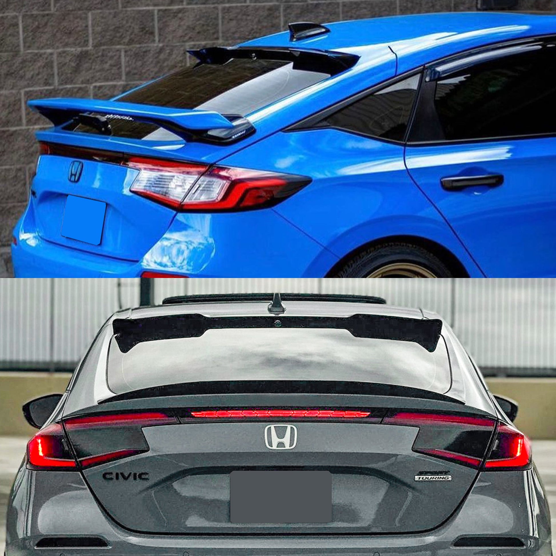 [CIVIC 11TH HATCHBACK] V TYPE ROOF SPOILER - XGENAUTO