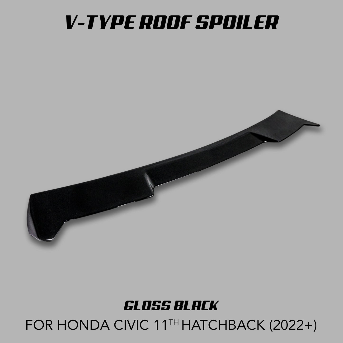 [CIVIC 11TH HATCHBACK] V TYPE ROOF SPOILER - XGENAUTO
