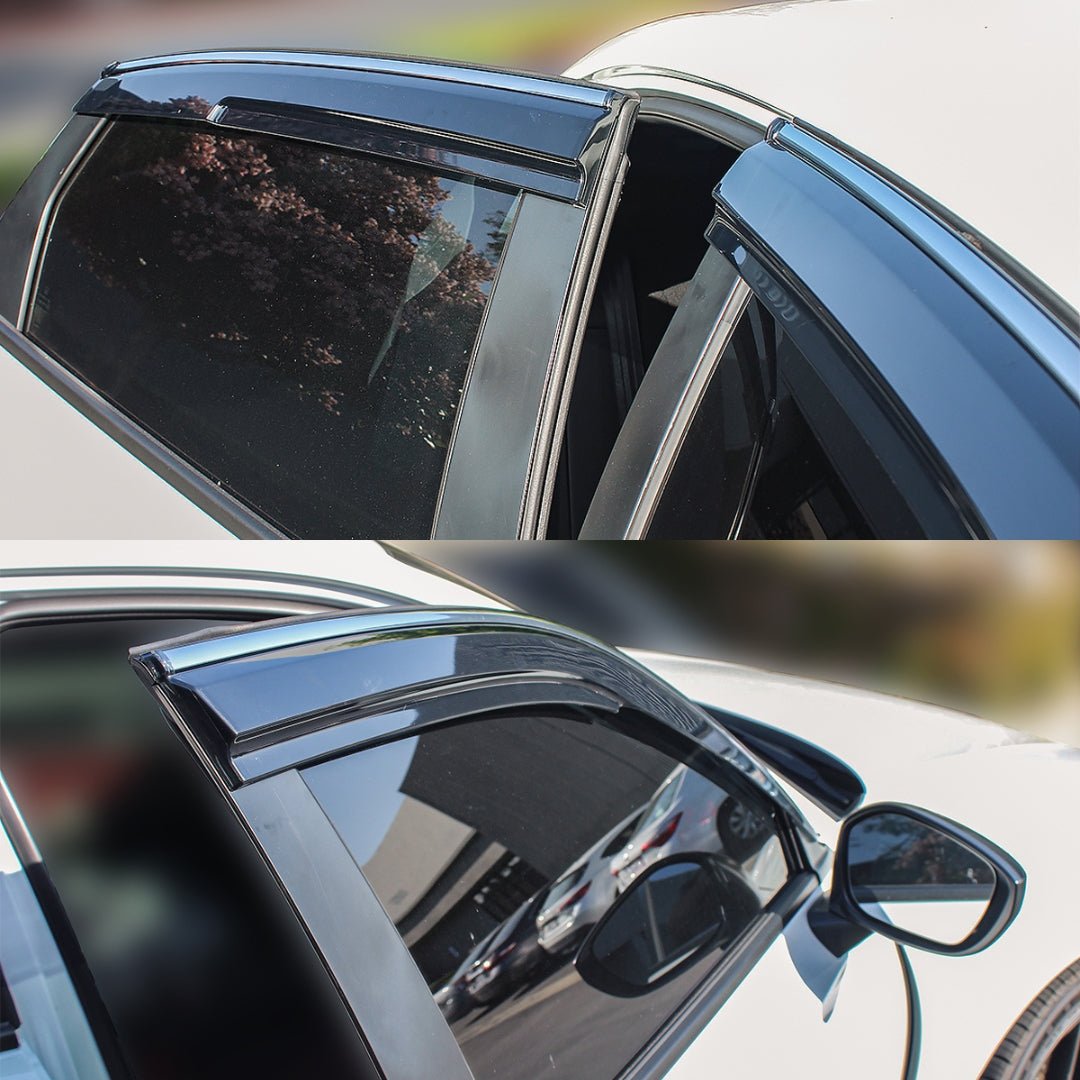 [CIVIC 11TH] JDM STYLE SMOKED RAIN VISOR DEFLECTORS - XGENAUTO