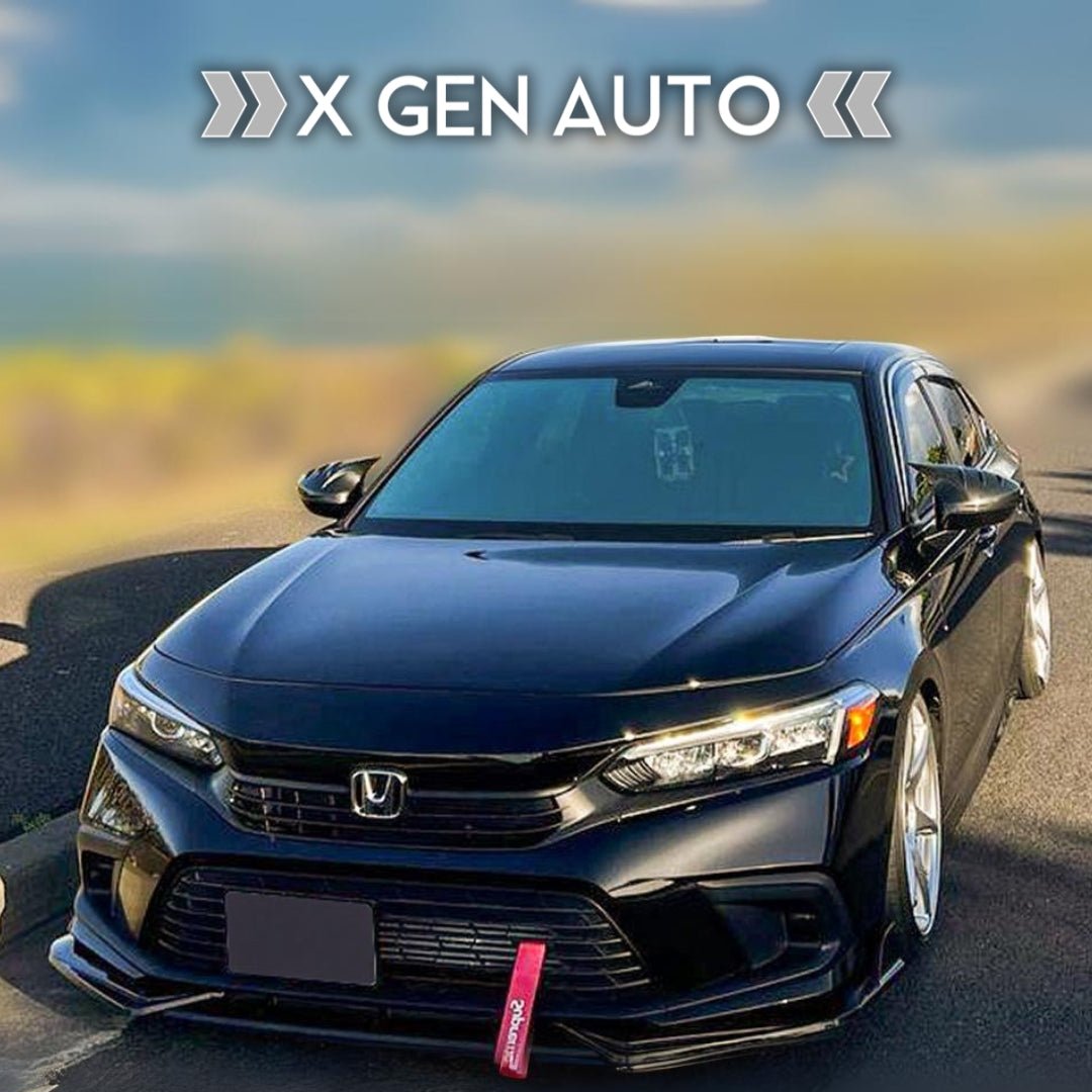 [CIVIC 11TH] "M - STYLE' GLOSS BLACK MIRROR CAPS - XGENAUTO