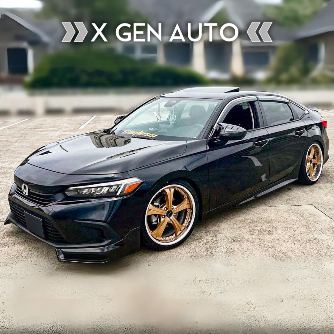 [CIVIC 11TH] "M - STYLE' GLOSS BLACK MIRROR CAPS - XGENAUTO