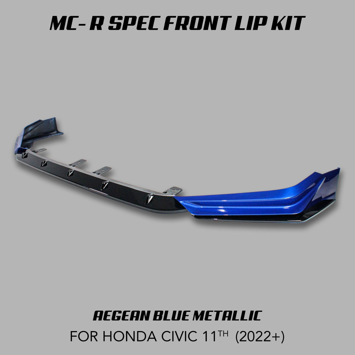 [CIVIC 11TH] MC - R SPEC FRONT LIP KIT - XGENAUTO