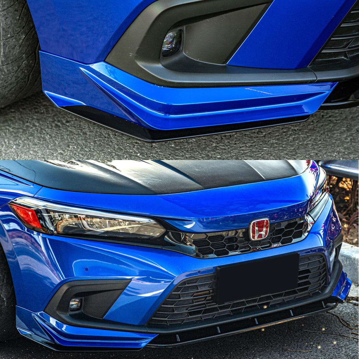 [CIVIC 11TH] MC - R SPEC FRONT LIP KIT - XGENAUTO