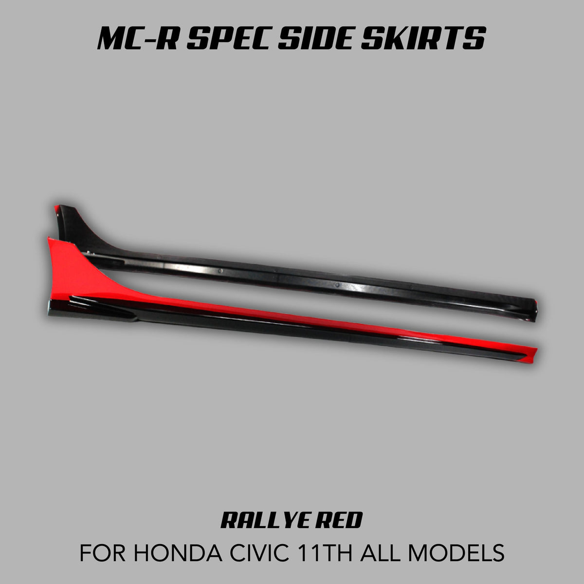 [CIVIC 11TH] MC - R SPEC SIDE SKIRTS - XGENAUTO