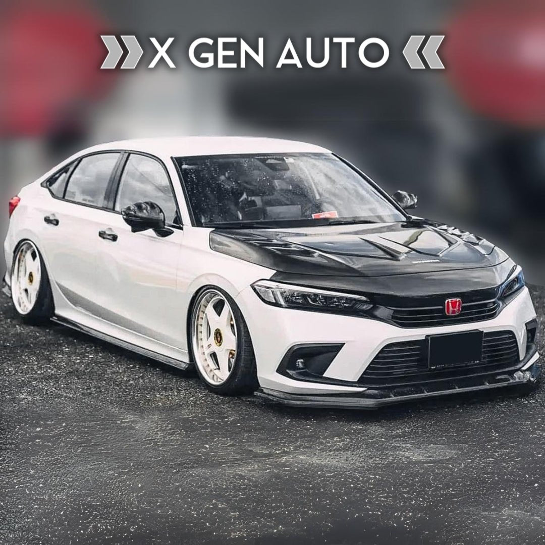 [CIVIC 11TH] MG STYLE REAL CARBON FIBER MIRROR CAPS - XGENAUTO