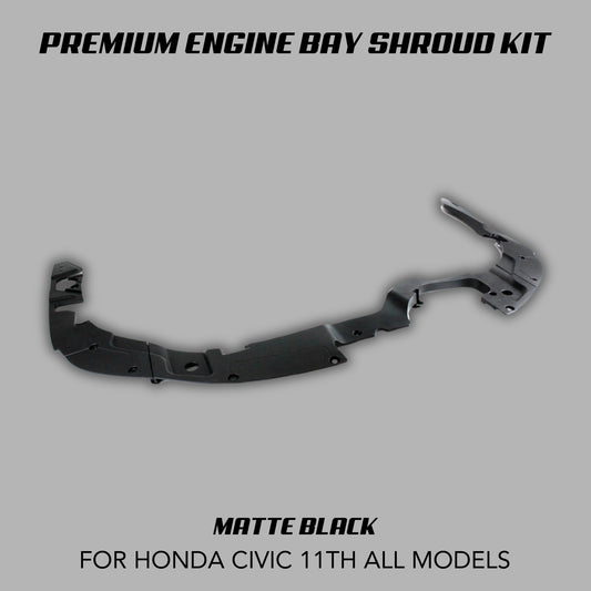 [CIVIC 11TH] PREMIUM 1.5T ENGINE BAY SHROUD KIT - XGENAUTO
