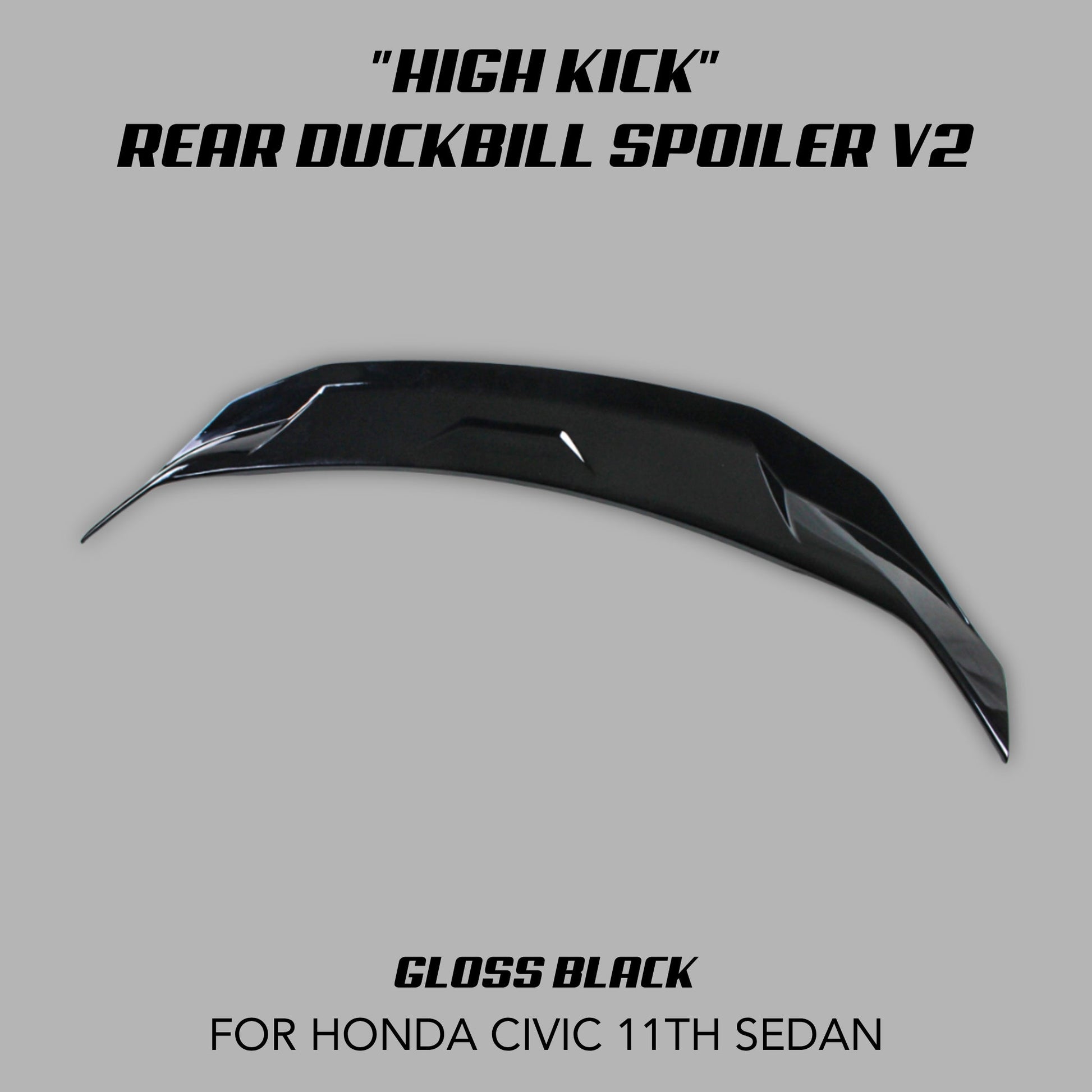 [CIVIC 11TH SEDAN] "HIGH KICK" REAR DUCKBILL SPOILER V2 - XGENAUTO