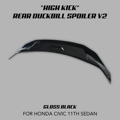 [CIVIC 11TH SEDAN] "HIGH KICK" REAR DUCKBILL SPOILER V2 - XGENAUTO