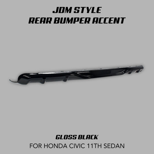 [CIVIC 11TH SEDAN] JDM STYLE REAR BUMPER ACCENT - XGENAUTO
