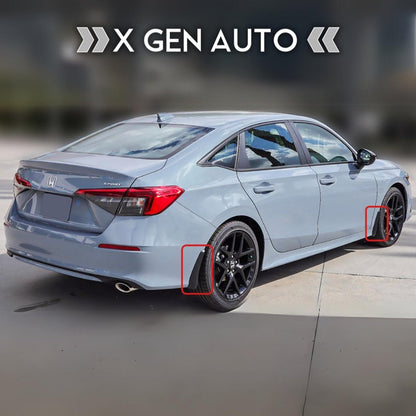 [CIVIC 11TH SEDAN] LOWER FENDER SPLASH GUARD KIT - XGENAUTO