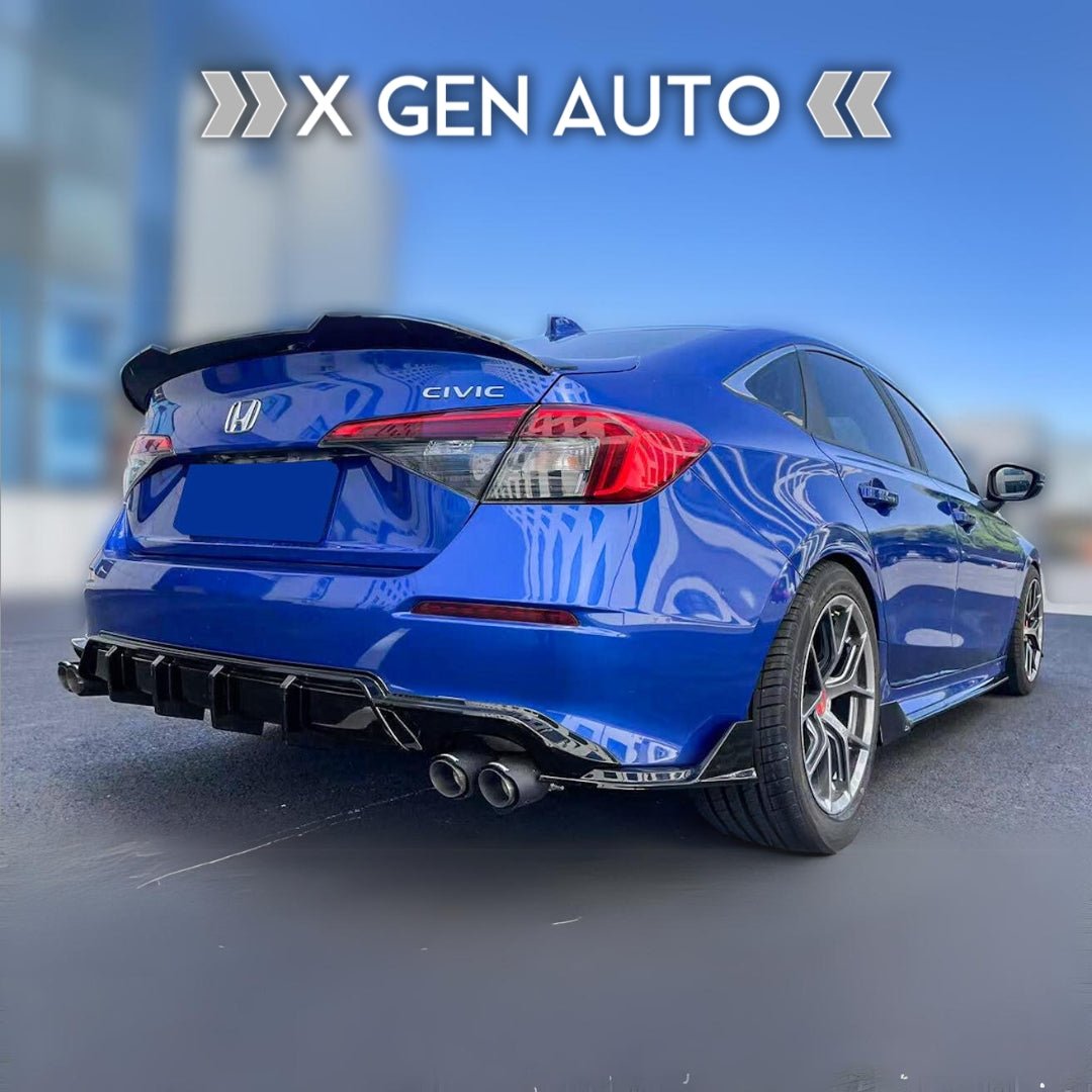 [CIVIC 11TH SEDAN] "MG STYLE' REAR VALENCE DIFFUSER - XGENAUTO