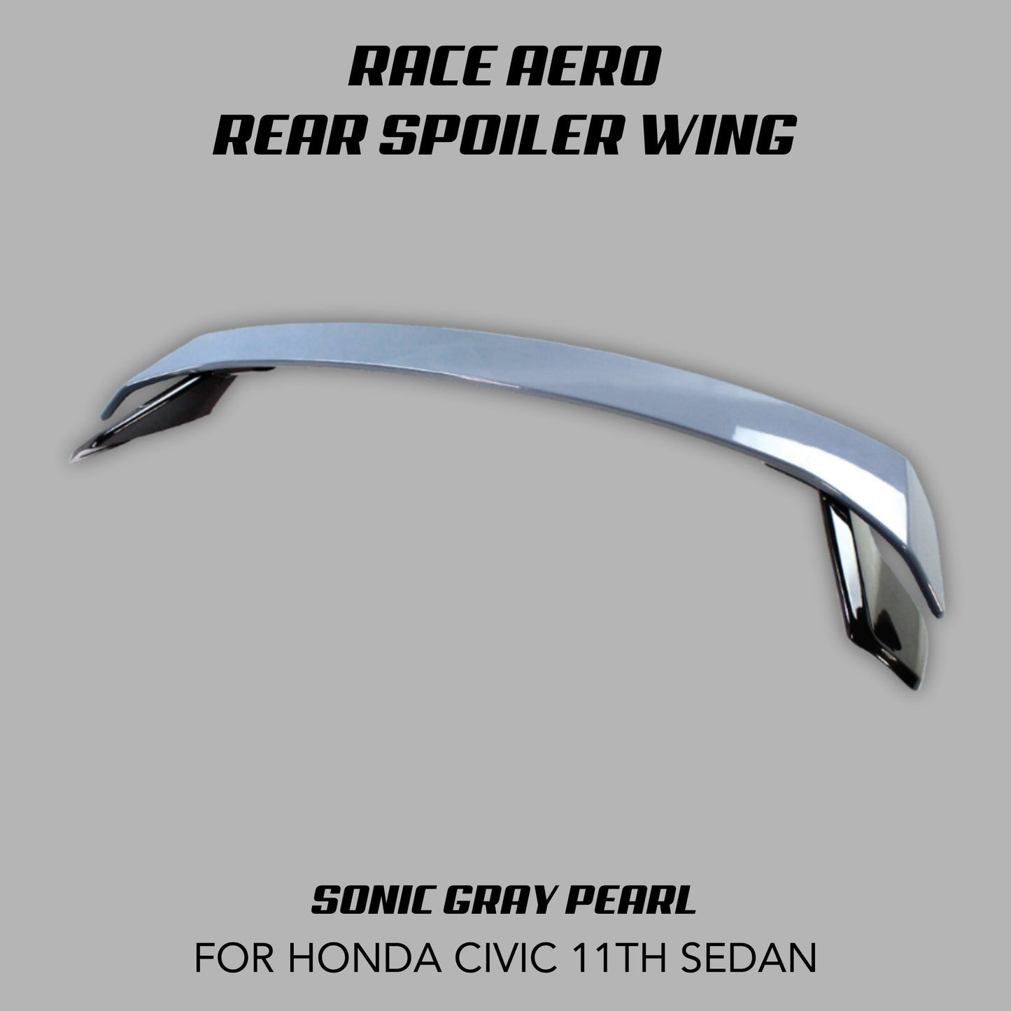 [CIVIC 11TH SEDAN] RACE AERO REAR SPOILER WING - XGENAUTO