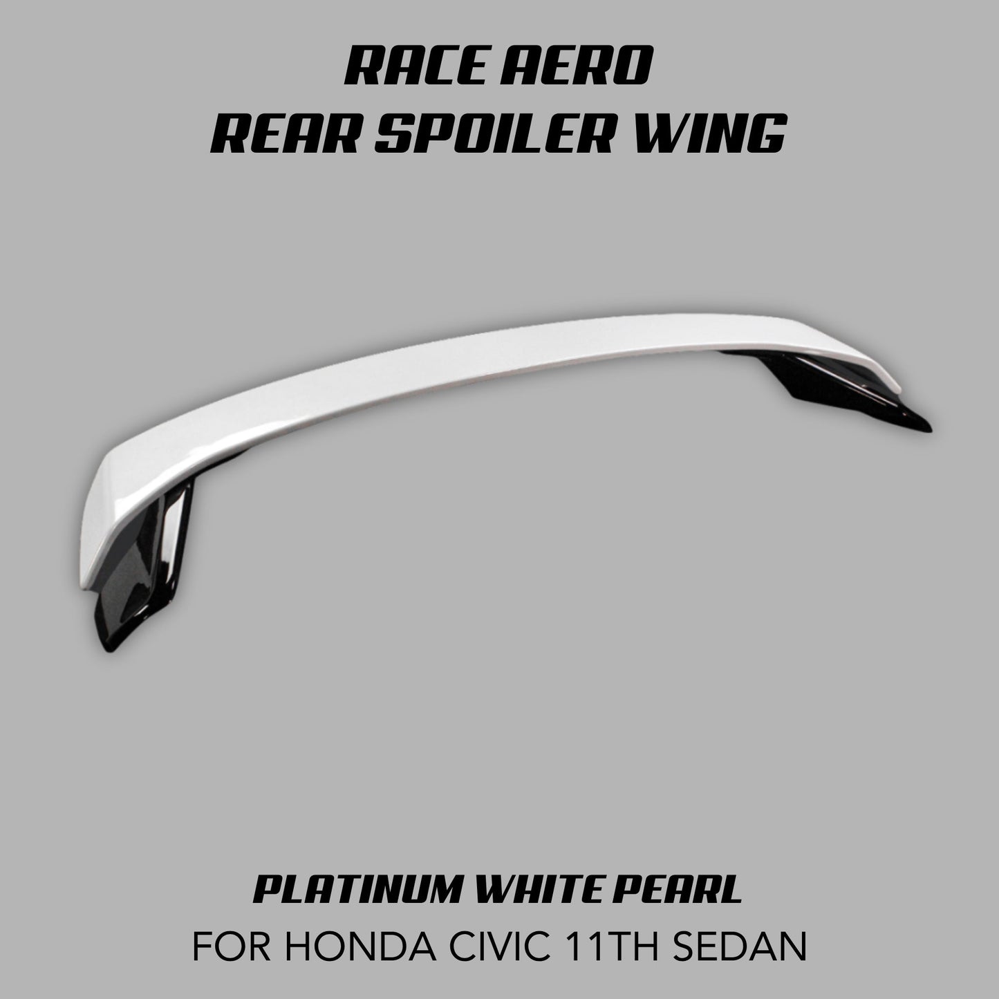 [CIVIC 11TH SEDAN] RACE AERO REAR SPOILER WING - XGENAUTO