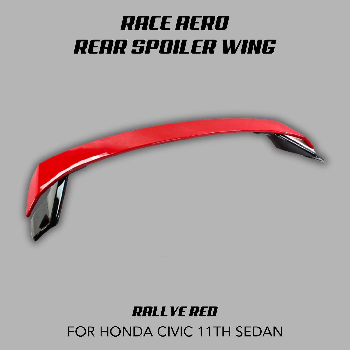 [CIVIC 11TH SEDAN] RACE AERO REAR SPOILER WING - XGENAUTO