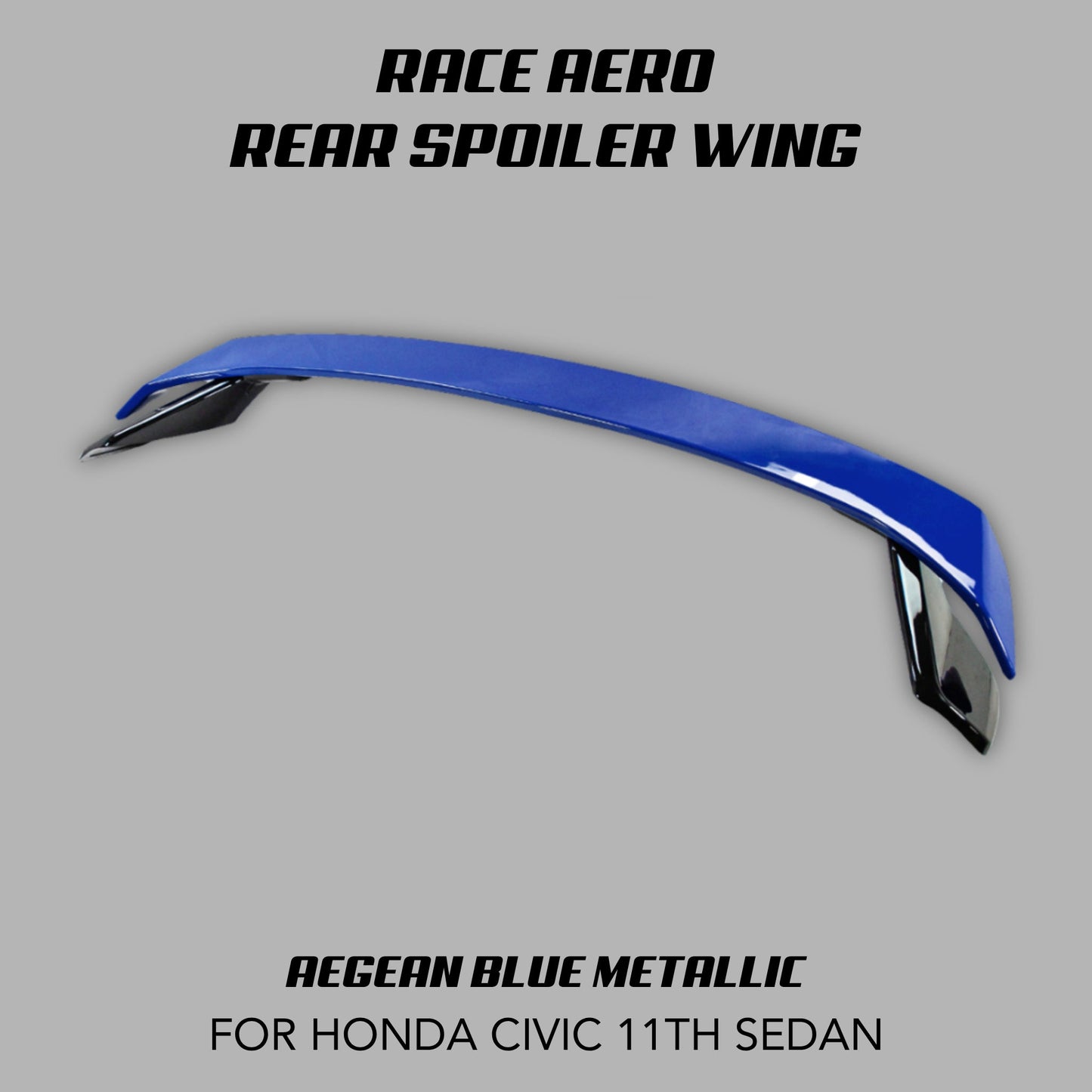 [CIVIC 11TH SEDAN] RACE AERO REAR SPOILER WING - XGENAUTO