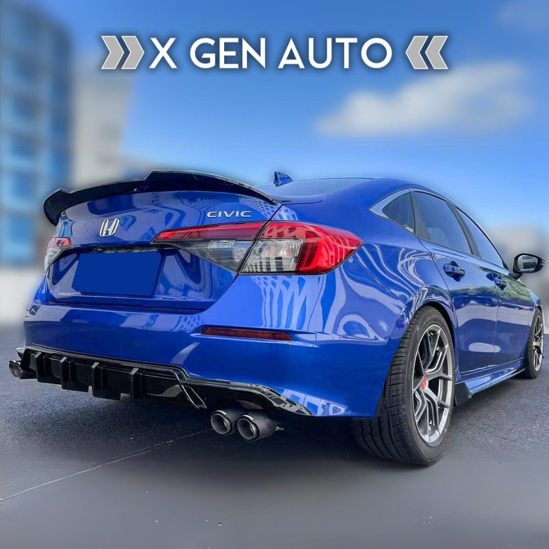 [CIVIC 11TH SEDAN] SPORT SPEC REAR VALENCE DIFFUSER - XGENAUTO