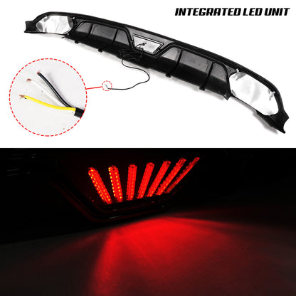 [CIVIC 11TH SEDAN] SPORT STYLE REAR VALENCE DIFFUSER - XGENAUTO