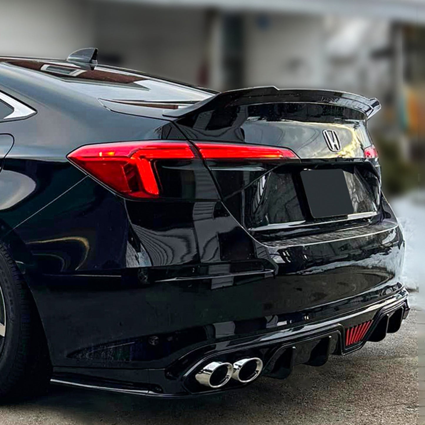 [CIVIC 11TH SEDAN] SPORT STYLE REAR VALENCE DIFFUSER - XGENAUTO