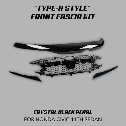 [CIVIC 11TH SEDAN] "TYPE - R STYLE" FRONT FASCIA KIT - XGENAUTO