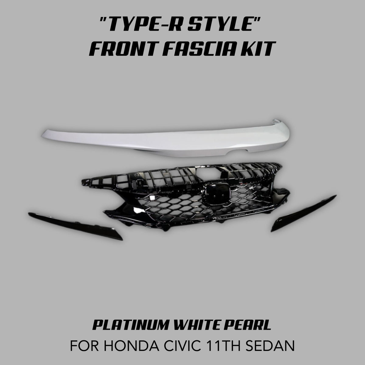 [CIVIC 11TH SEDAN] "TYPE - R STYLE" FRONT FASCIA KIT - XGENAUTO