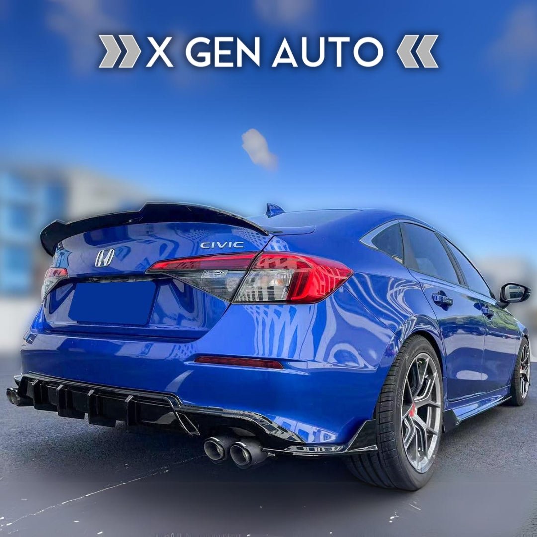 [CIVIC 11TH SEDAN] V TYPE REAR DECKLID SPOILER V2 - XGENAUTO
