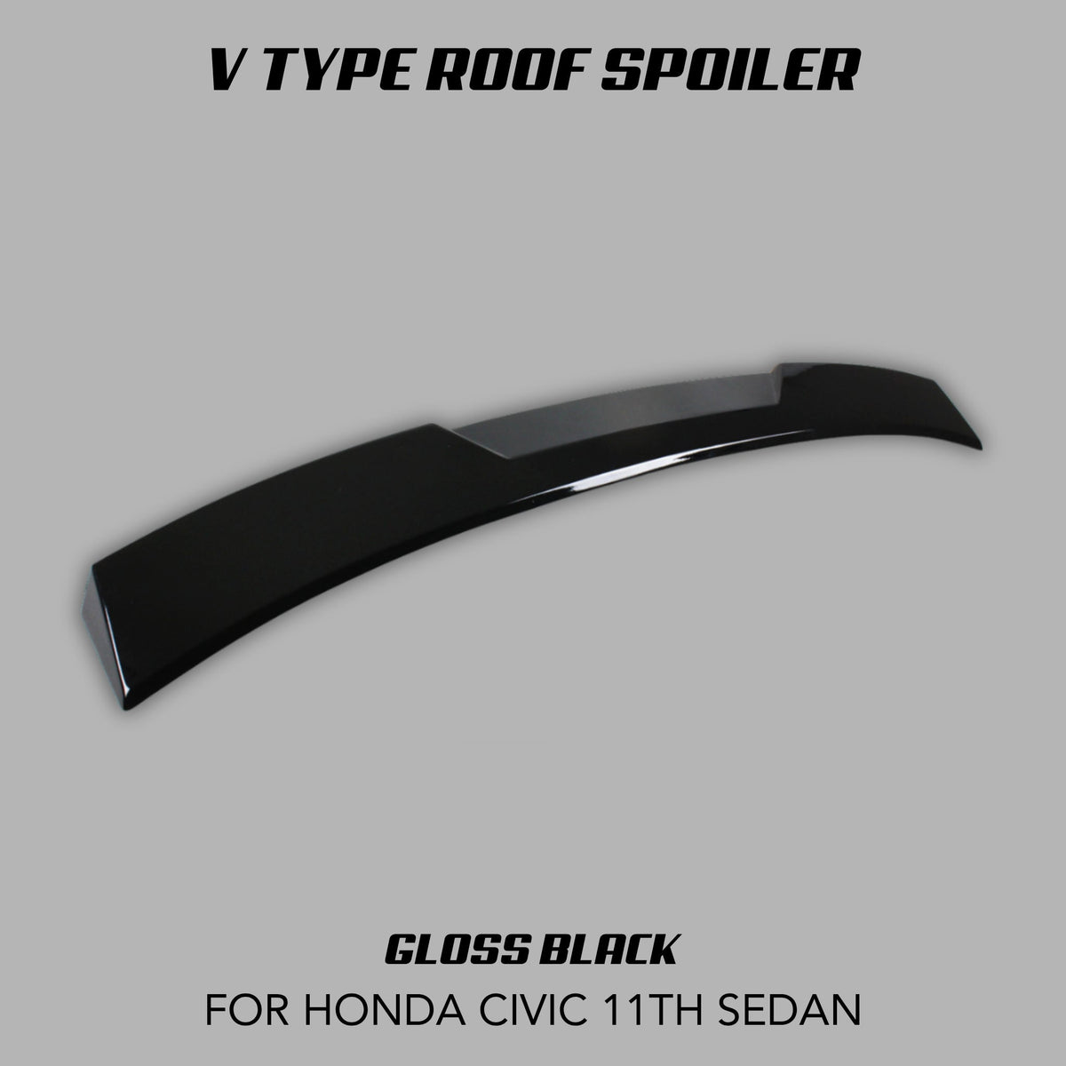 [CIVIC 11TH SEDAN] V TYPE ROOF SPOILER - XGENAUTO