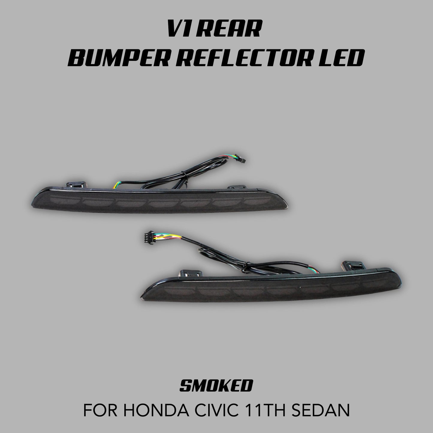 [CIVIC 11TH SEDAN] V1 REAR BUMPER REFLECTOR LED - XGENAUTO