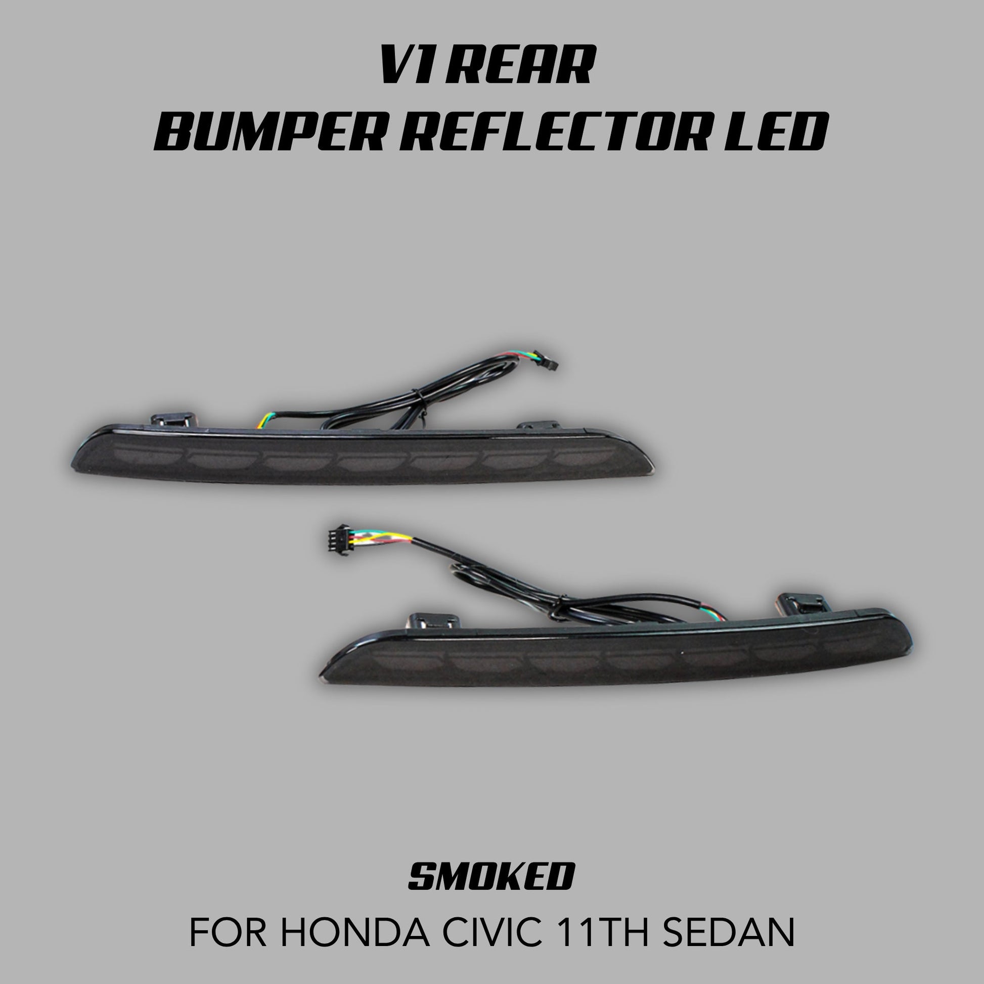 [CIVIC 11TH SEDAN] V1 REAR BUMPER REFLECTOR LED - XGENAUTO