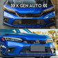 [CIVIC 11TH SEDAN] V2 HONEYCOMB SPORT GRILLE - XGENAUTO