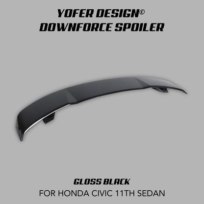 [CIVIC 11TH SEDAN] YOFER DESIGN© DOWNFORCE SPOILER - XGENAUTO