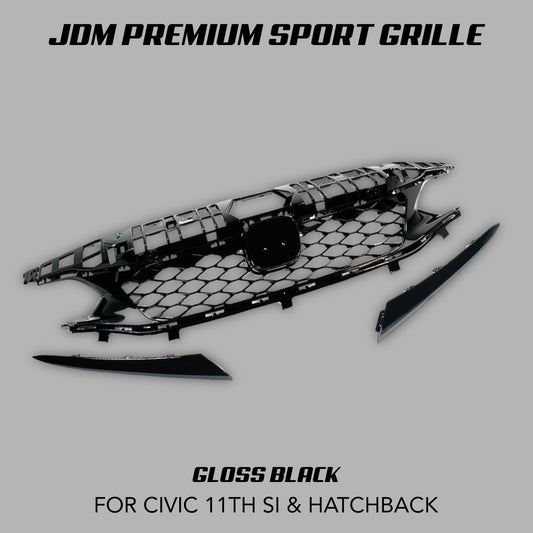 [CIVIC 11TH Si & HATCHBACK] JDM PREMIUM SPORT GRILLE - XGENAUTO