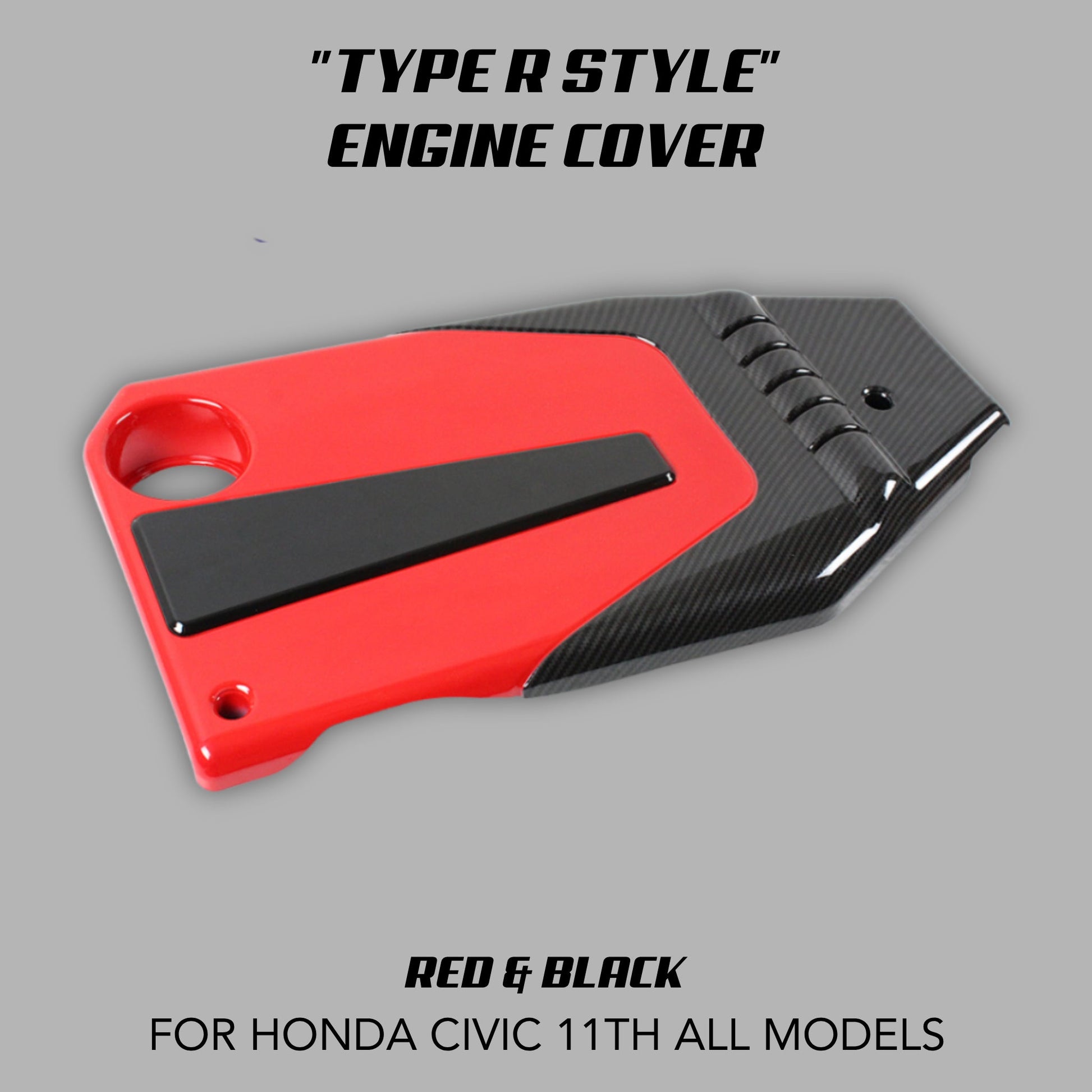 [CIVIC 11TH] "TYPE R STYLE" ENGINE COVER - XGENAUTO