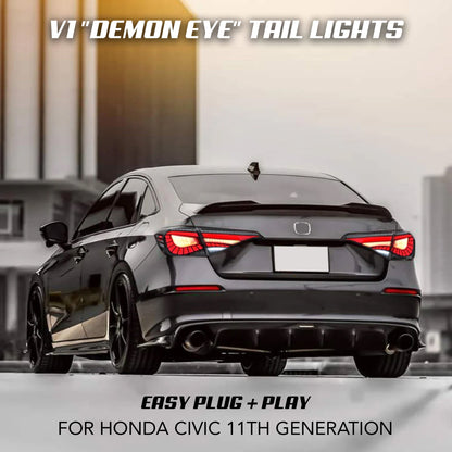 [CIVIC 11TH] V1 "DEMON EYE" TAIL LIGHTS - XGENAUTO