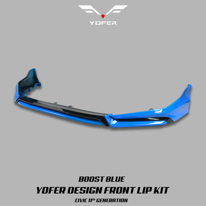 [CIVIC 11TH] YOFER DESIGN© FRONT LIP KIT V3 - XGENAUTO