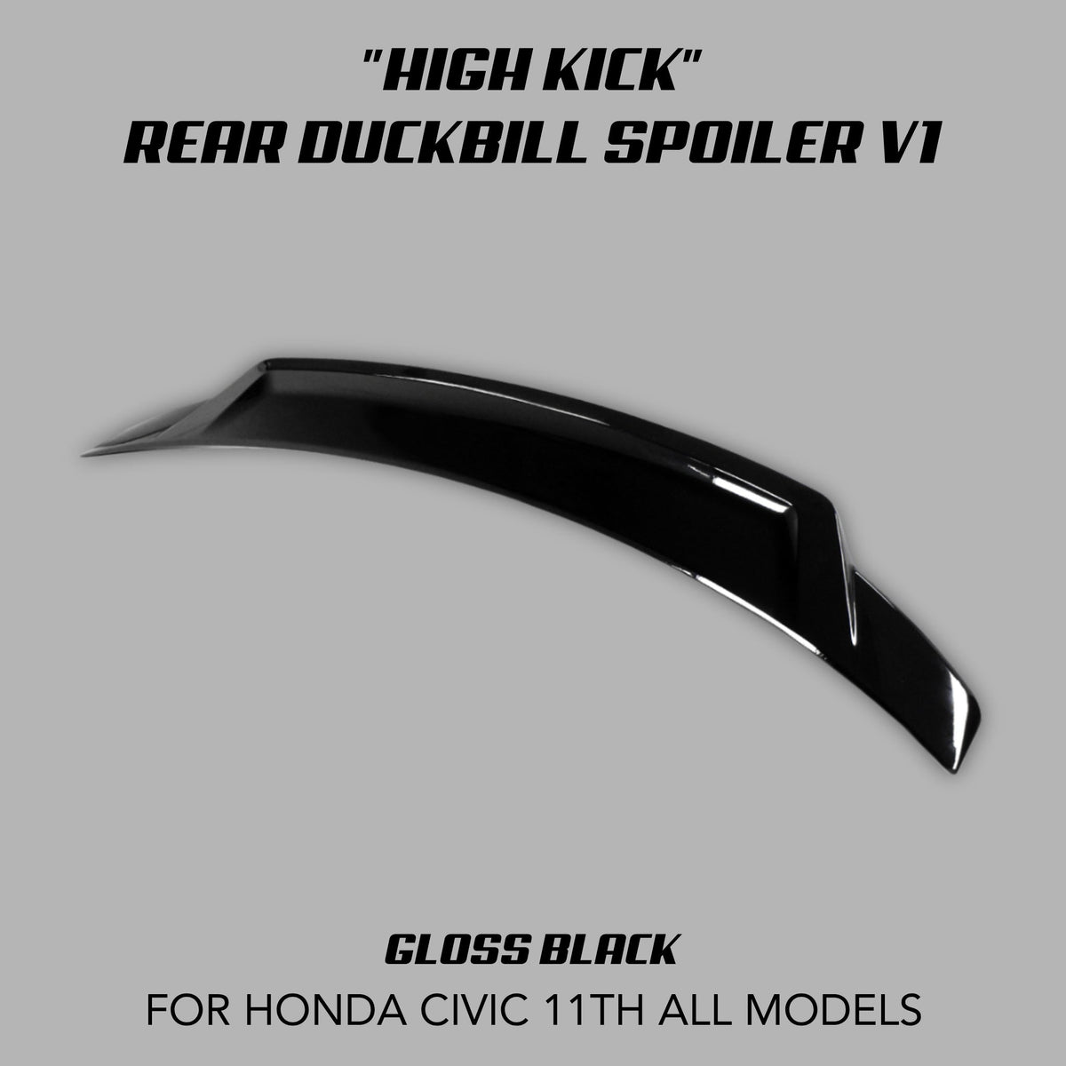 [CIVIC 11TH] YOFER DESIGN© "HIGH KICK" REAR DUCKBILL SPOILER V1 - XGENAUTO