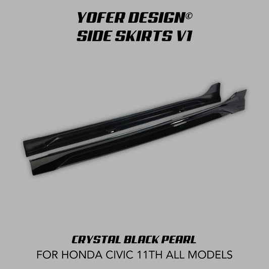 [CIVIC 11TH] YOFER DESIGN© SIDE SKIRTS V1 - XGENAUTO