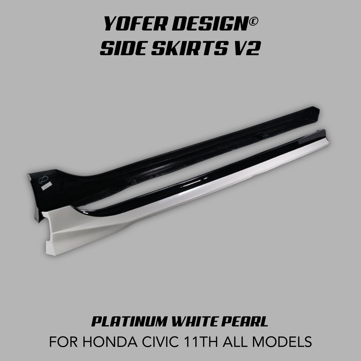 [CIVIC 11TH] YOFER DESIGN© SIDE SKIRTS V2 - XGENAUTO