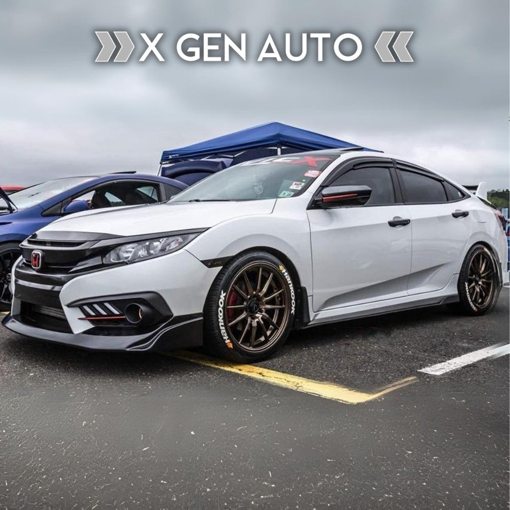 [CIVIC X] BLACKOUT FRONT GRILLE TRIM - XGENAUTO