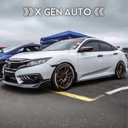 [CIVIC X] BLACKOUT FRONT GRILLE TRIM - XGENAUTO