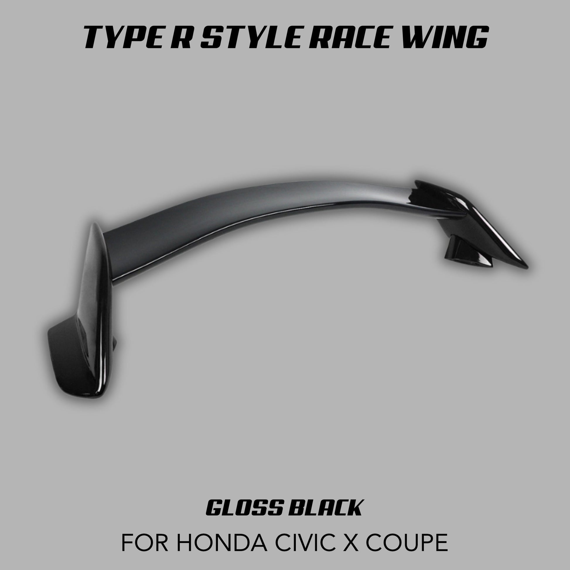 [CIVIC X COUPE] TYPE R STYLE RACE WING - XGENAUTO