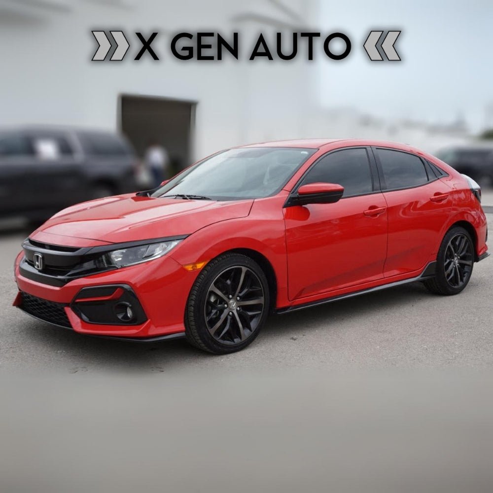 [CIVIC X HATCHBACK] FOG LIGHT COLOR ACCENT TRIM SET - XGENAUTO