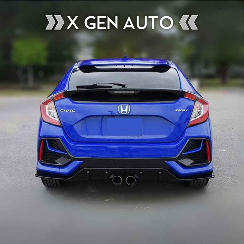 [CIVIC X HATCHBACK] FOG LIGHT COLOR ACCENT TRIM SET - XGENAUTO