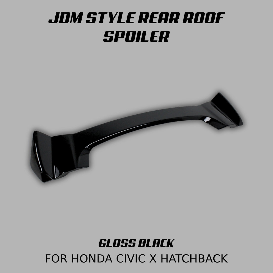 [CIVIC X HATCHBACK] JDM STYLE REAR ROOF SPOILER - XGENAUTO