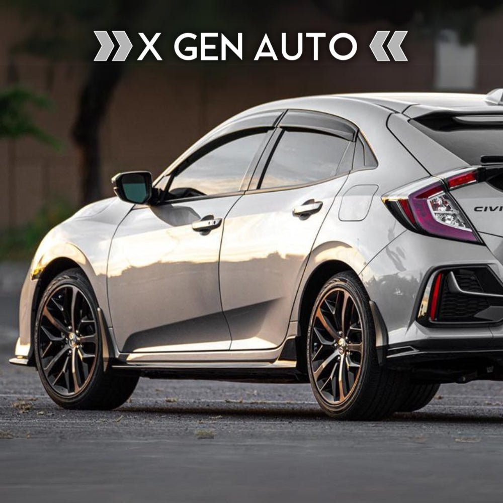 [CIVIC X HATCHBACK] JDM STYLE SMOKED WINDOW VISORS - XGENAUTO