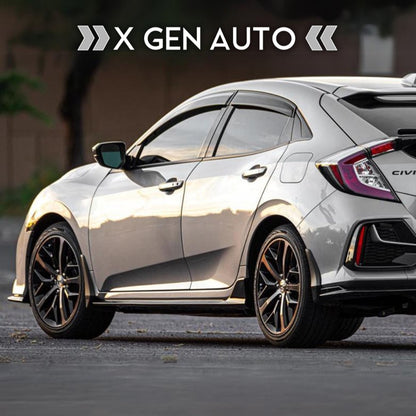 [CIVIC X HATCHBACK] JDM STYLE SMOKED WINDOW VISORS - XGENAUTO