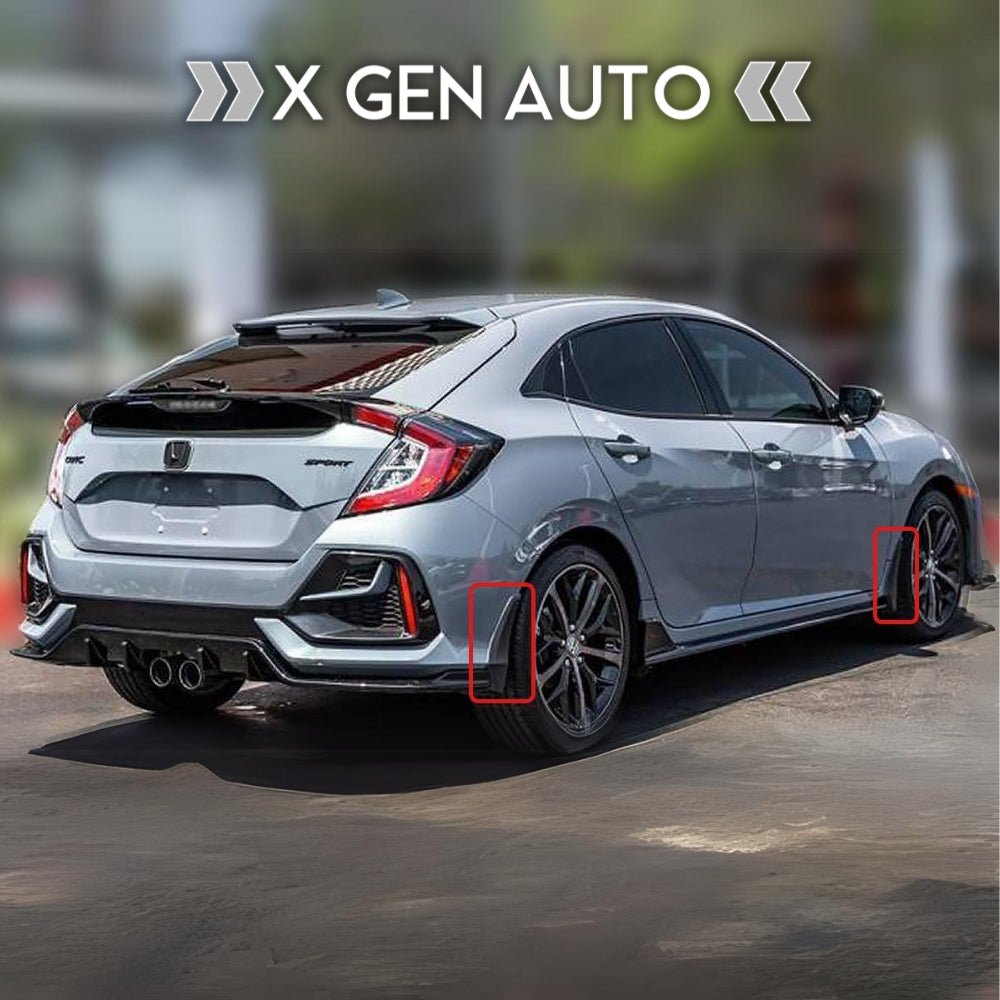 [CIVIC X HATCHBACK] LOWER FENDER SPLASH GUARD KIT - XGENAUTO
