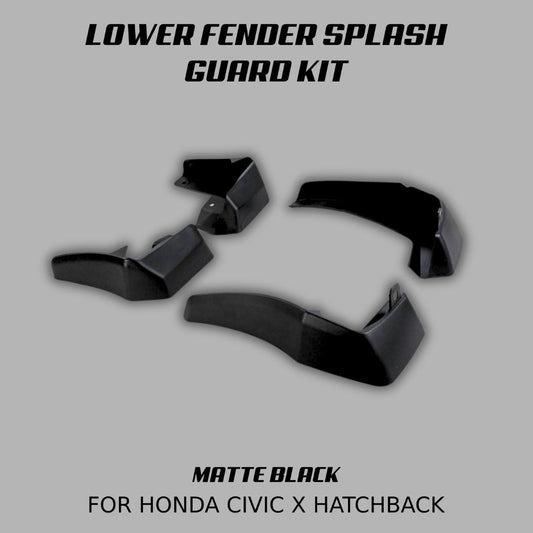 [CIVIC X HATCHBACK] LOWER FENDER SPLASH GUARD KIT - XGENAUTO