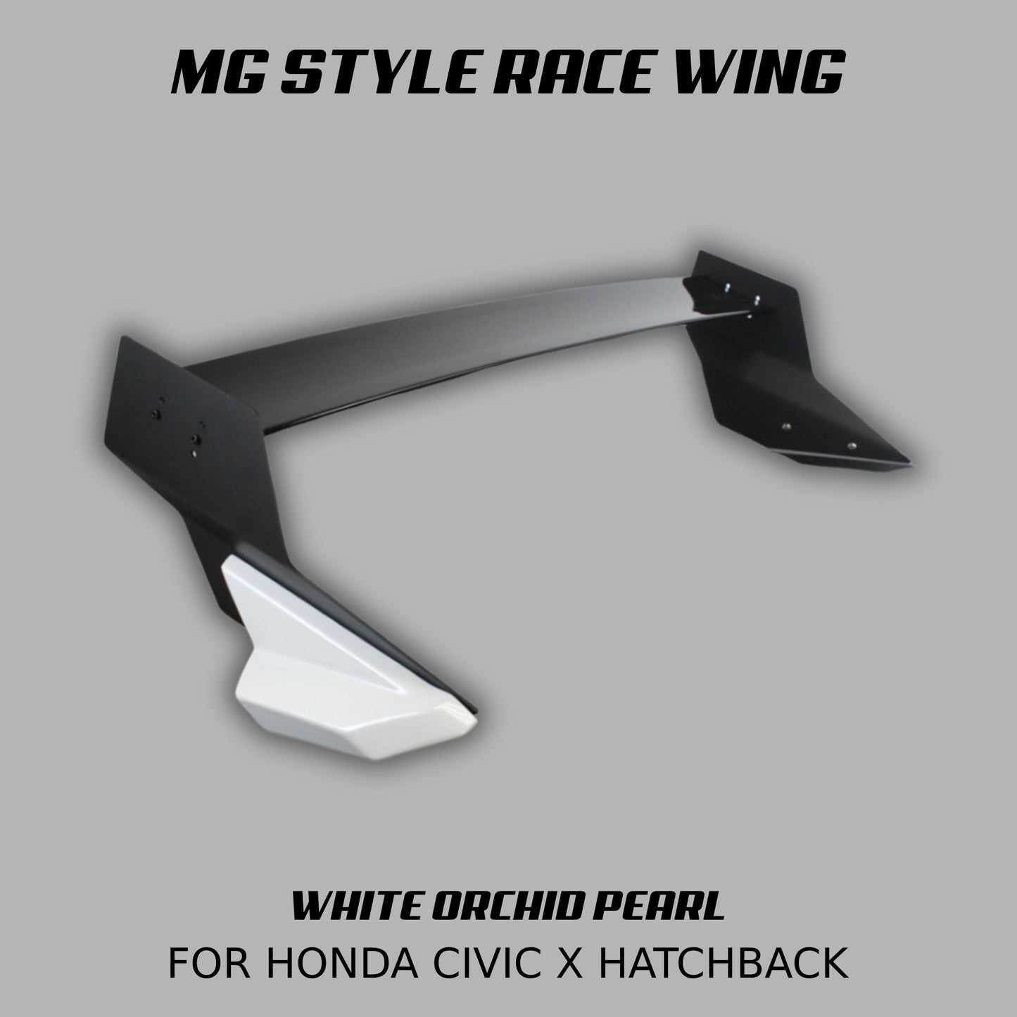 [CIVIC X HATCHBACK] MG STYLE RACE WING - XGENAUTO