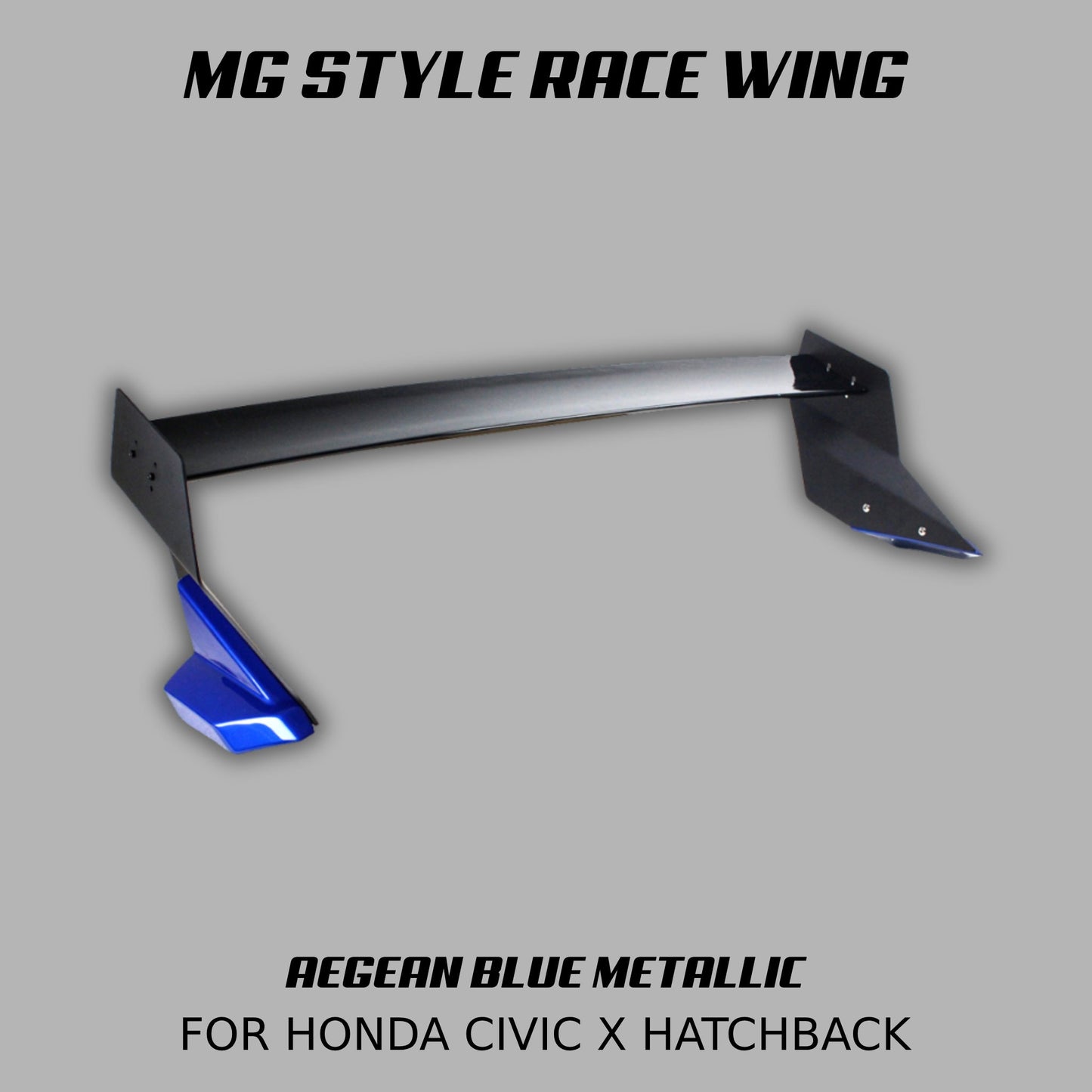 [CIVIC X HATCHBACK] MG STYLE RACE WING - XGENAUTO